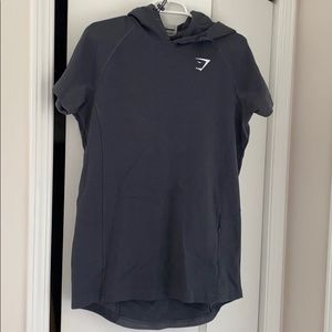 Gymshark Jacquard Pullover. Sz. S. Aegean Blue.